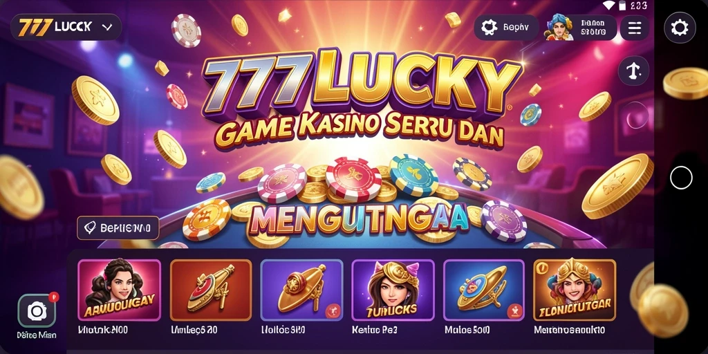 Screenshot utama dari gameplay Kasino yang menarik di 777LUCKY.