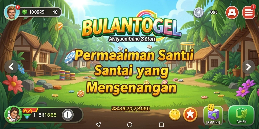 Tampilan menarik dari permainan BULANTOGEL yang seru dan menyenangkan.