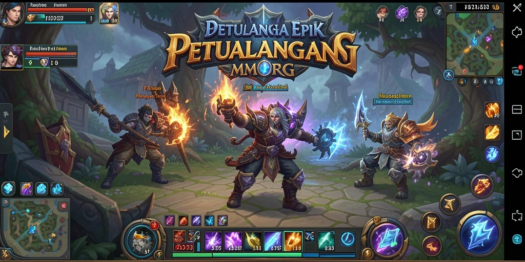 Tangkapan layar menarik dari gameplay MMORPG FB333 yang memukau.