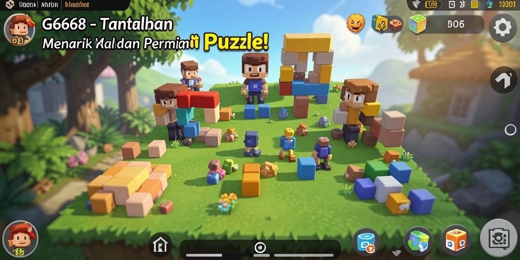 Tampilan gameplay G668 dengan tantangan Puzzle yang menakjubkan.