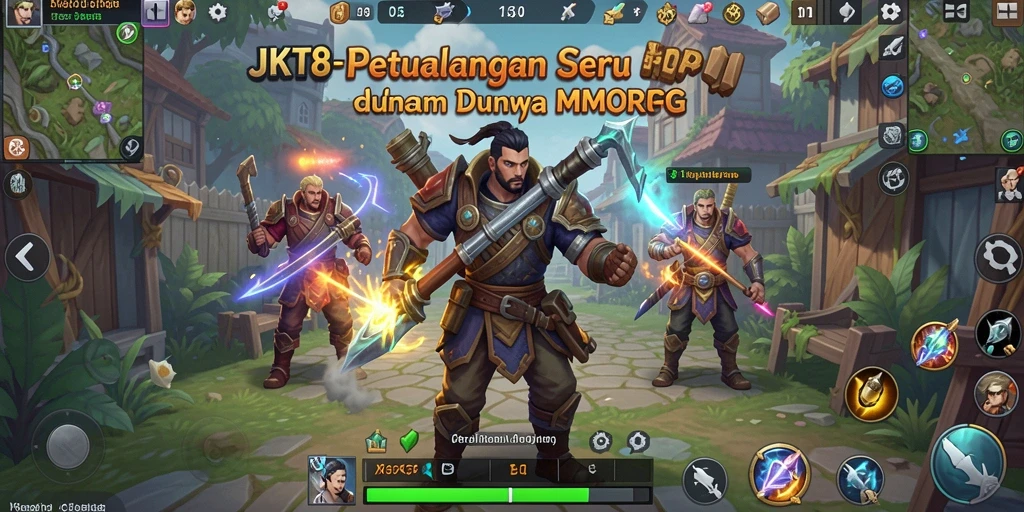 Gameplay JKT8 yang mendebarkan di dunia MMORPG.