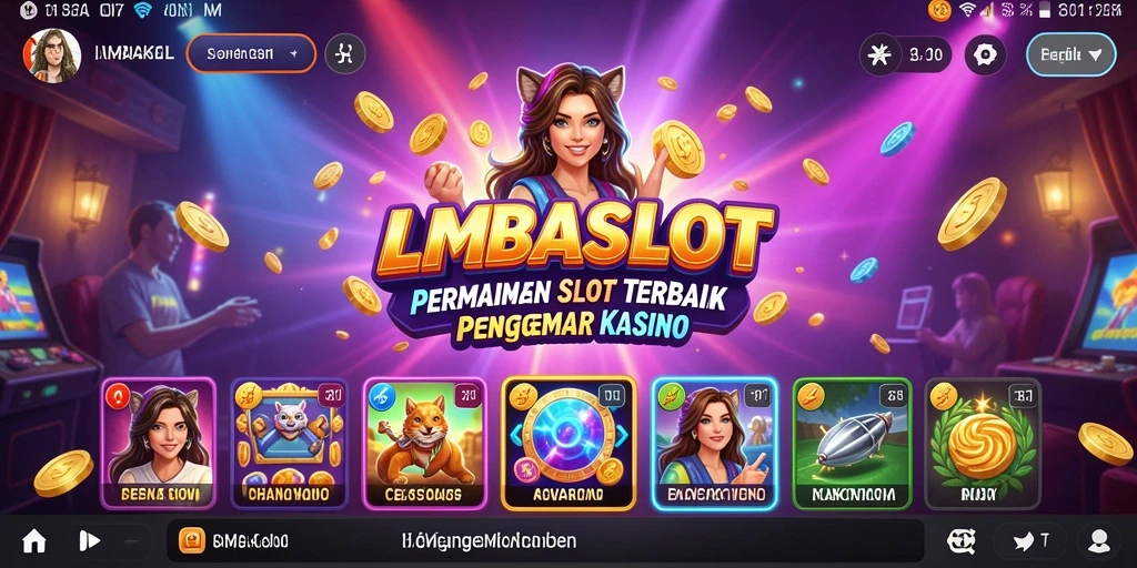 Tampilan gameplay LMBASLOT yang menarik dan menawan.