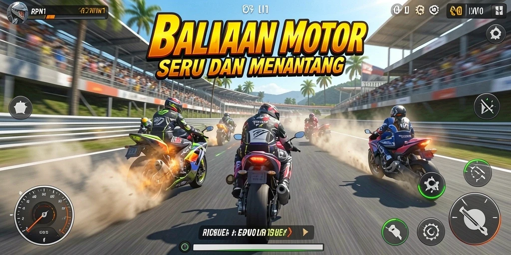 Tangkap momen seru balapan motor di RPWIN1.