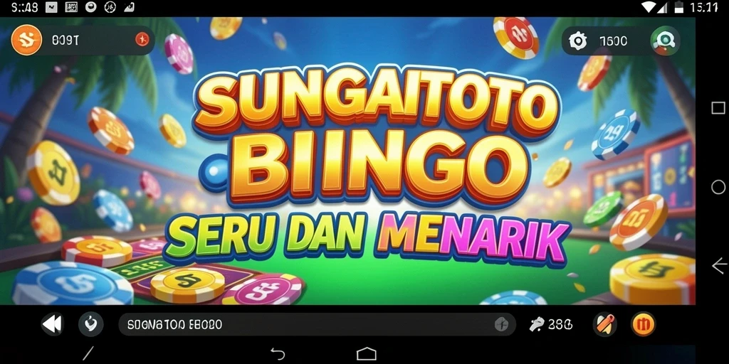 Tangkapan layar gameplay Bingo di SUNGAITOTO yang menampilkan keseruan