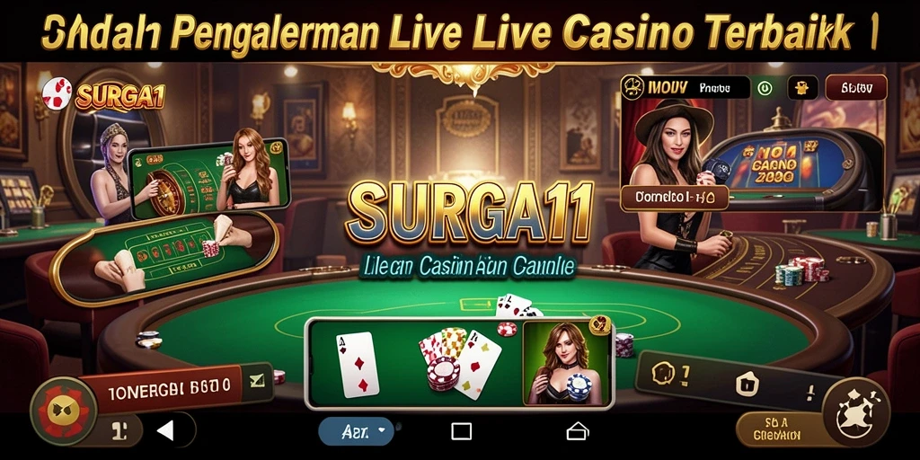 Tampilan gameplay Live Casino SURGA11 yang menarik dan eksitement dalam setiap putaran.