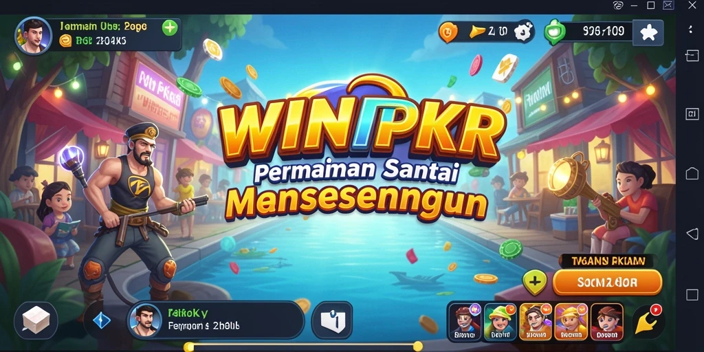 Screenshot gameplay WINPKR yang menampilkan momen seru dalam permainan Casual.